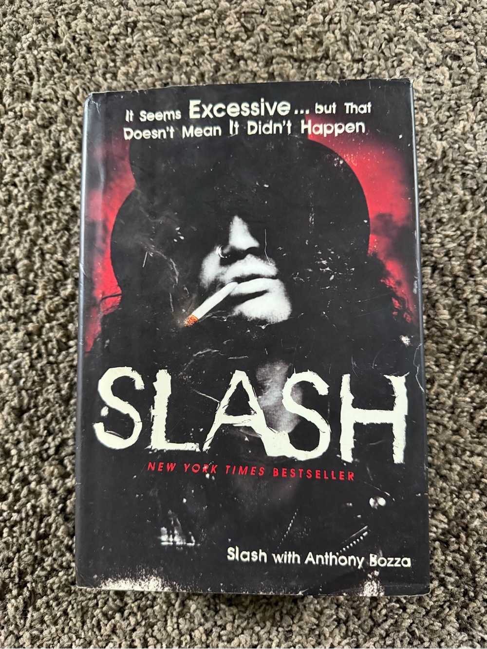 Black Slash Hardcover Book - Slash with Anthony Bozza